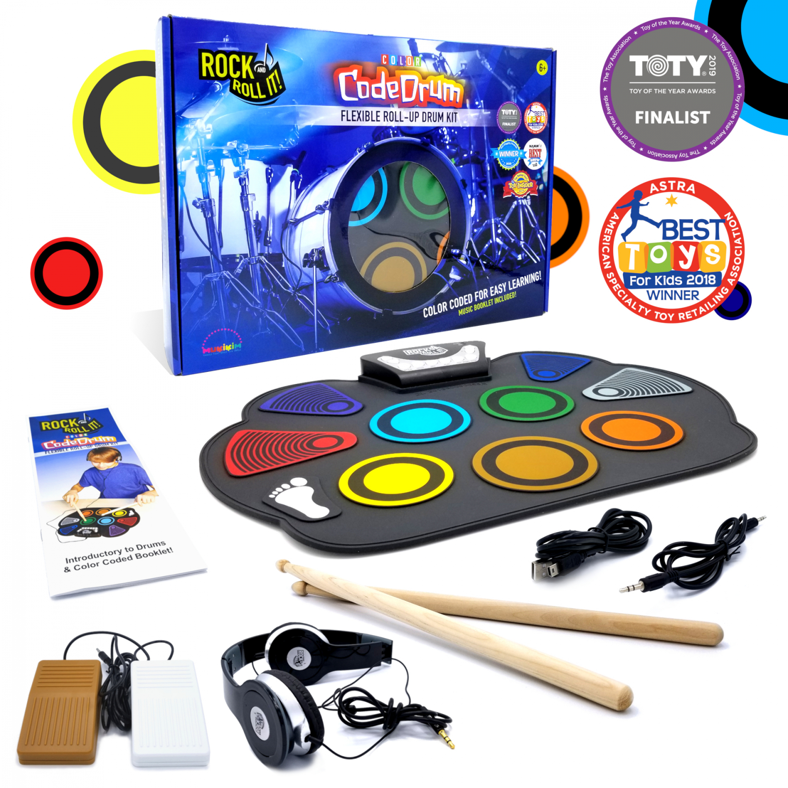 Tobe pentru copii ROCK AND ROLL IT CODEDRUM