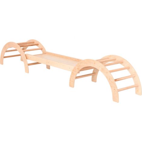 Tobogan din lemn pentru gimnastica, 150 cm lungime - poza 2