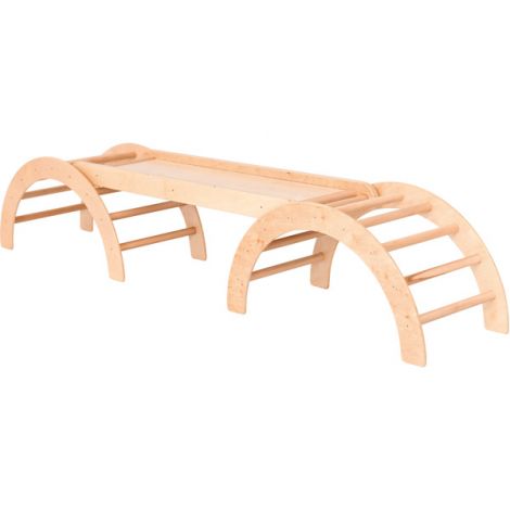 Tobogan din lemn pentru gimnastica, 150 cm lungime - poza 3