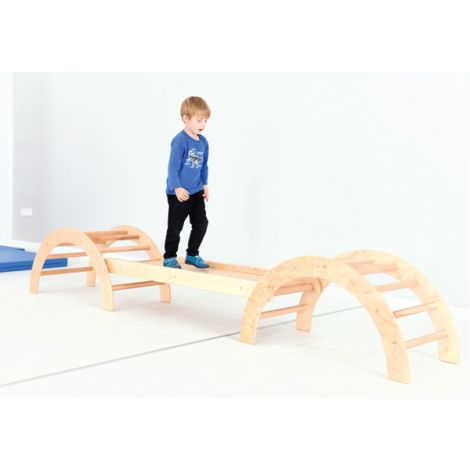 Tobogan din lemn pentru gimnastica, 150 cm lungime - poza 4