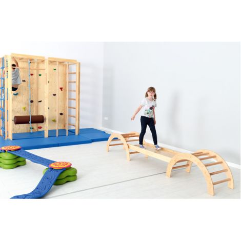 Tobogan din lemn pentru gimnastica, 150 cm lungime - poza 5