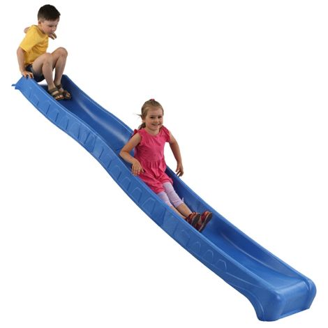 Tobogan pentru copii ROCLI, 2.9m, HDPE, albastru - poza 1