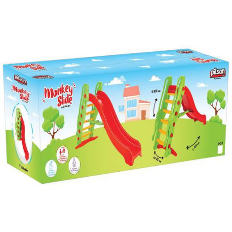 Tobogan Pilsan Monkey Slide red green - poza 2