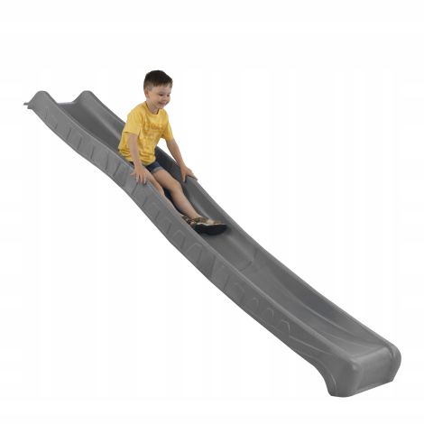 Tobogan pliabil pentru copii ROCLI, 2.9 m, HDPE, gri antracit - poza 1
