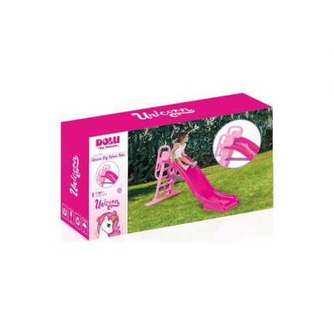 Tobogan unicorn pentru fetite, 145 cm, Big Spash Slide Dolu 2502 - poza 5