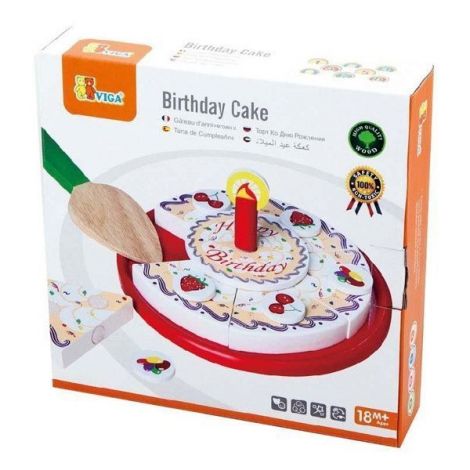 Tort feliabil din lemn, Viga Toys - poza 1