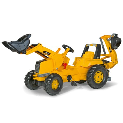 Tractor cu pedale CAT Buldoexcavator - poza 1