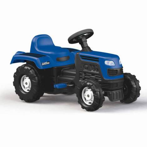 Tractor cu pedale copii, albastru, 3 ani+, Dolu 8045 - poza 2