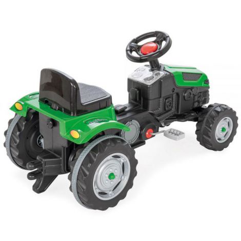 Tractor cu pedale copii, Pilsan Active 07-314 green, 3 ani+, verde - poza 3