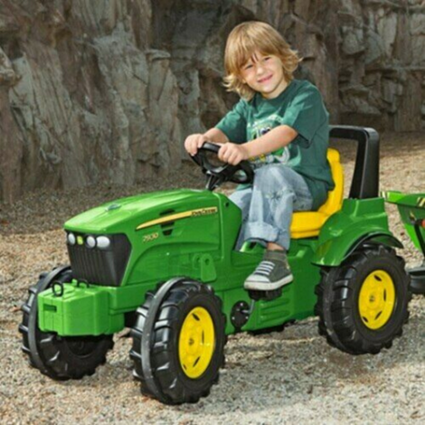 Tractor cu pedale pentru copii Rolly Toys - John Deere 7930 RT700028 - poza 2
