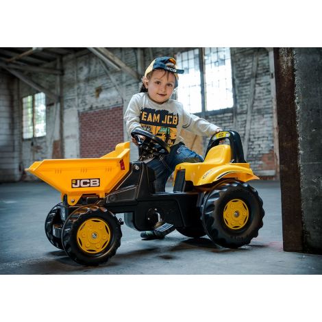 Tractor cu pedale Rolly Kid JCB Dumper - poza 2