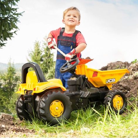 Tractor cu pedale Rolly Kid JCB Dumper - poza 3