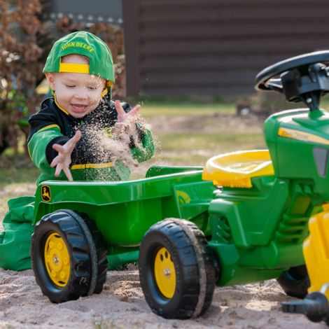 Tractor cu pedale Rolly Kid John Deere ROLLY TOYS - poza 3