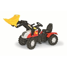 Tractor cu pedale Rolly Toys Steyer CVT cu cupa - poza 1