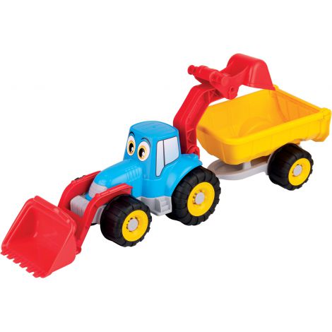 Tractor cu remorca, incarcator si cupa - poza 1