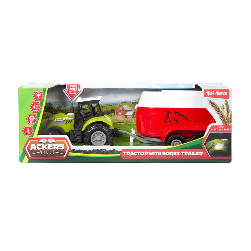 Tractor cu remorca pentru animale Ttoys diverse modele - poza 2