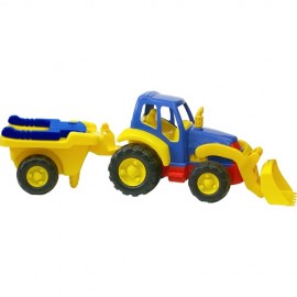 Tractor cu remorca roaba Miniland - poza 1