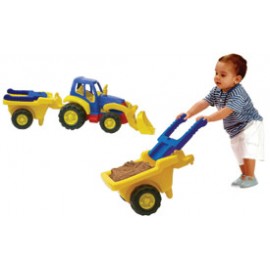 Tractor cu remorca roaba Miniland - poza 2