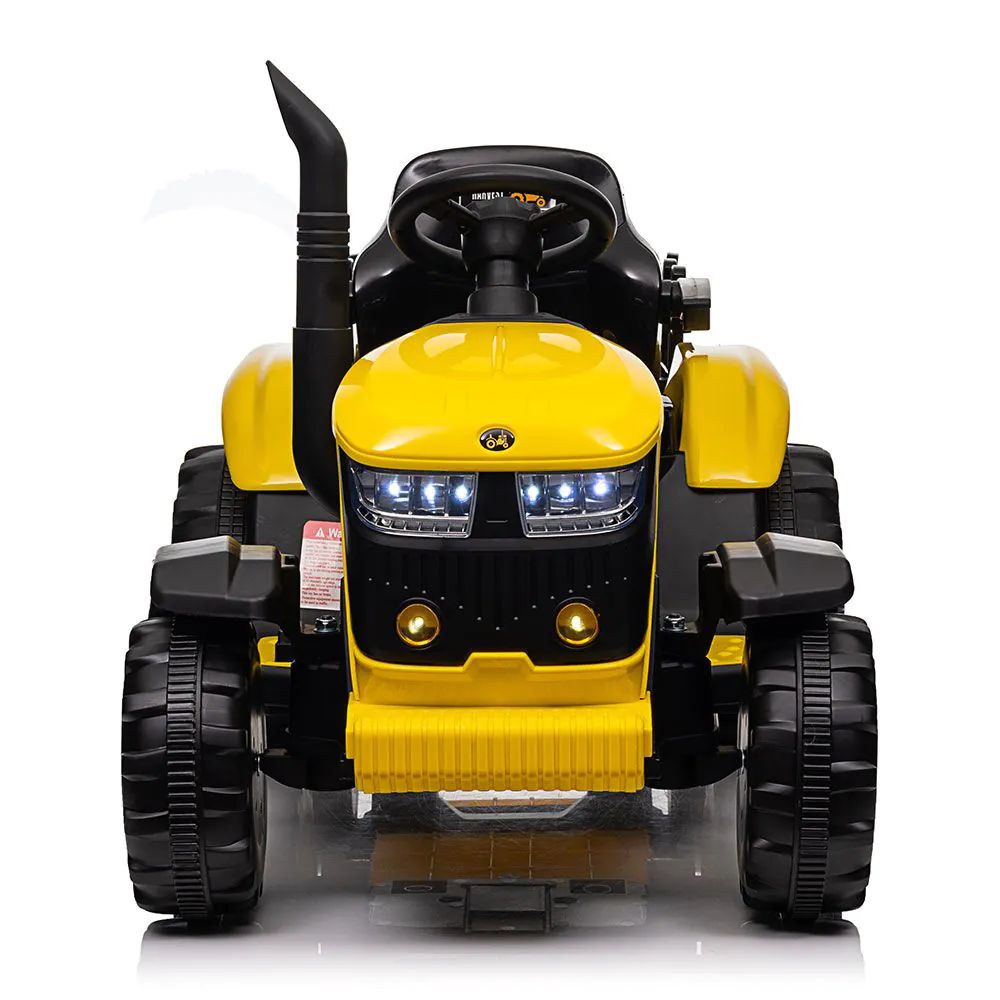 Tractor cu remorca si acumulatori galben 12V 8390080-2AR - poza 5