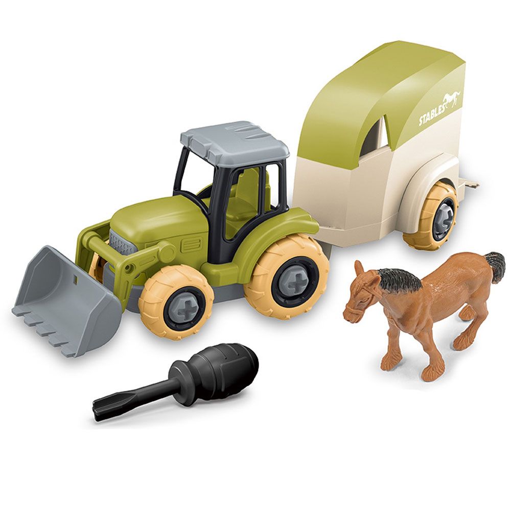 Tractor de asamblat cu remorca pentru cai Ocie - poza 1
