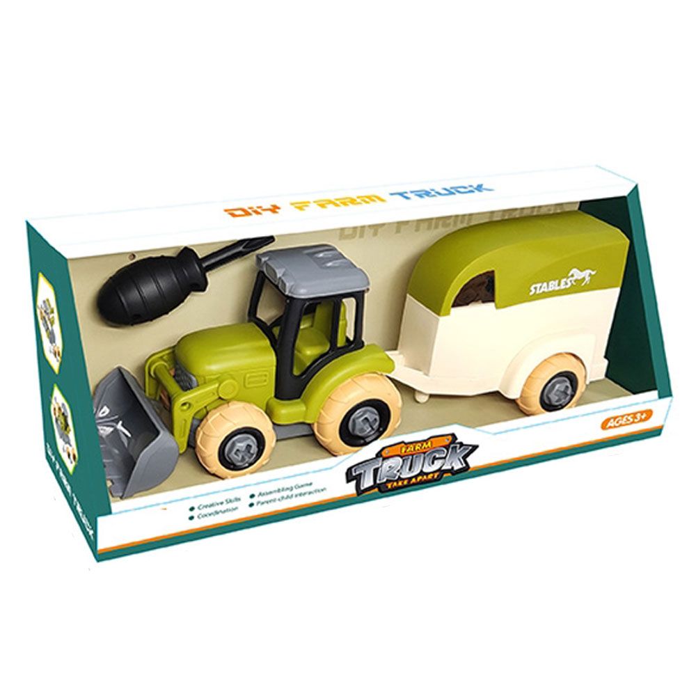 Tractor de asamblat cu remorca pentru cai Ocie - poza 2