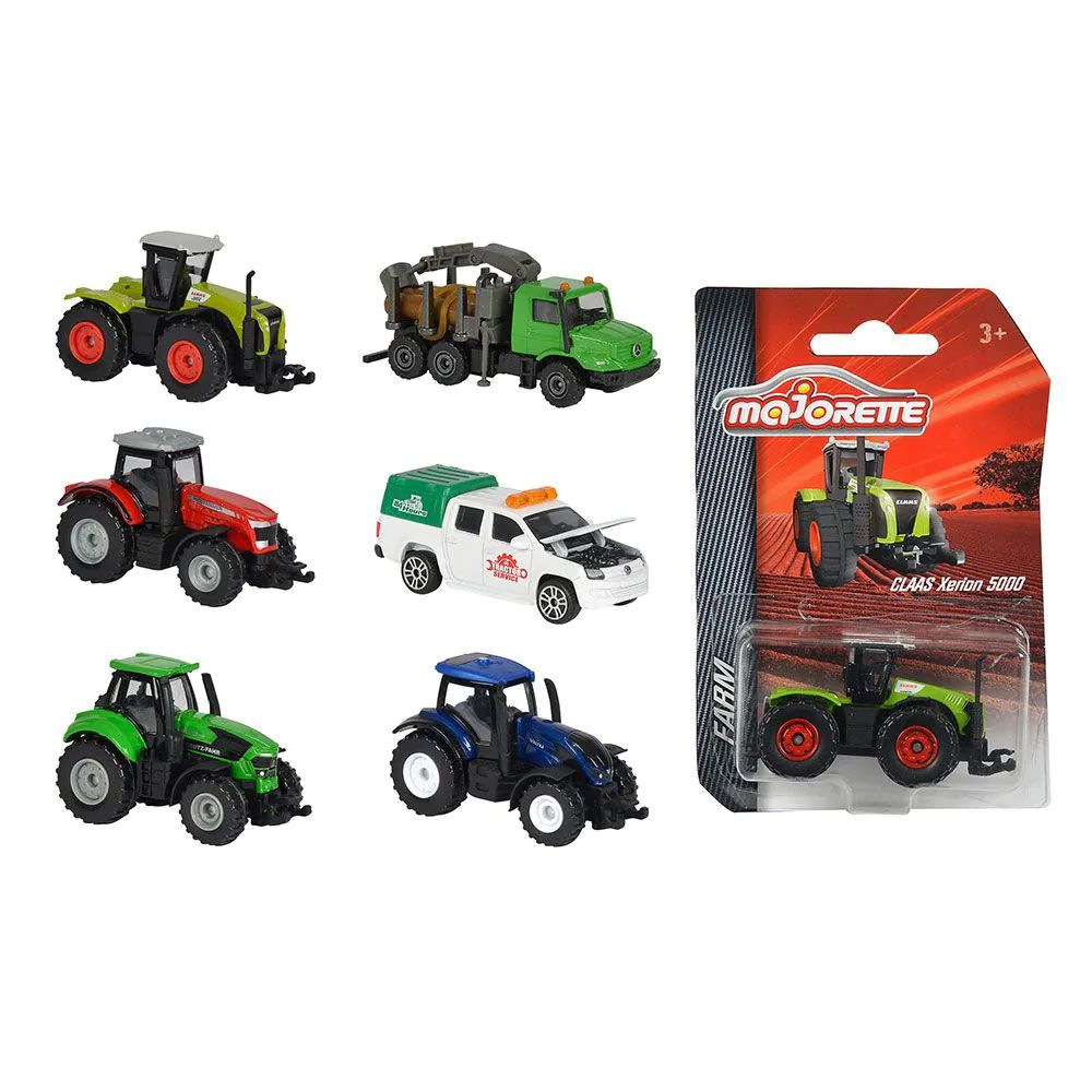 Tractor de jucarie Majorette 7.5 cm diverse modele - poza 2
