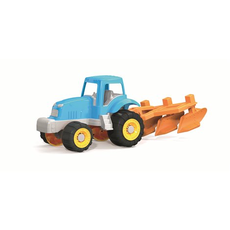 Tractor de jucarie pentru arat, cu plug triplu - poza 1