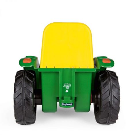Tractor electric Peg Perego Mini JD John Deere, 6V, 12luni +, Verde Galben - poza 4