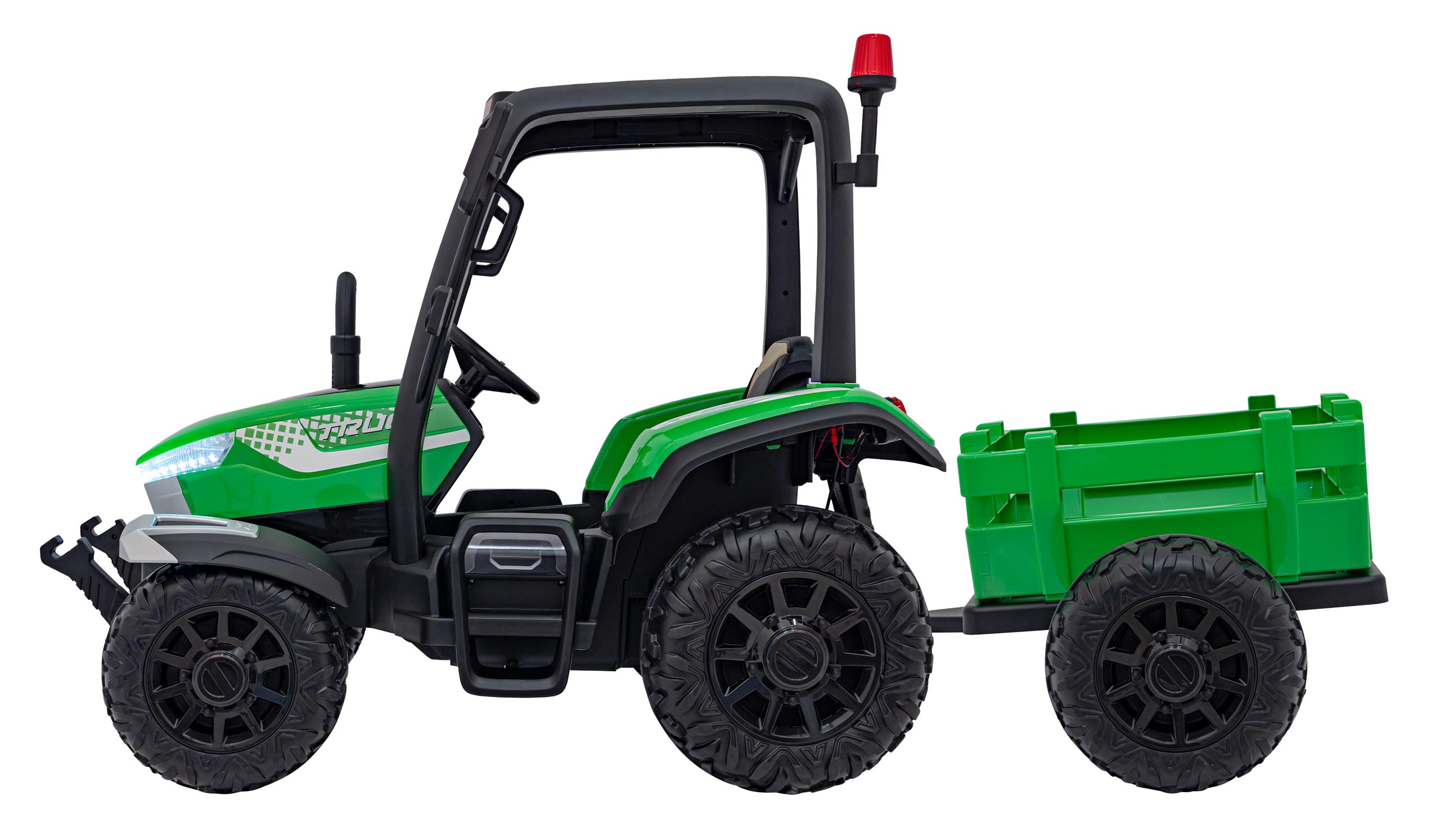 Tractor electric pentru copii cu remorca BLAST Z 24V (206) Verde - Autokids.ro - poza 2