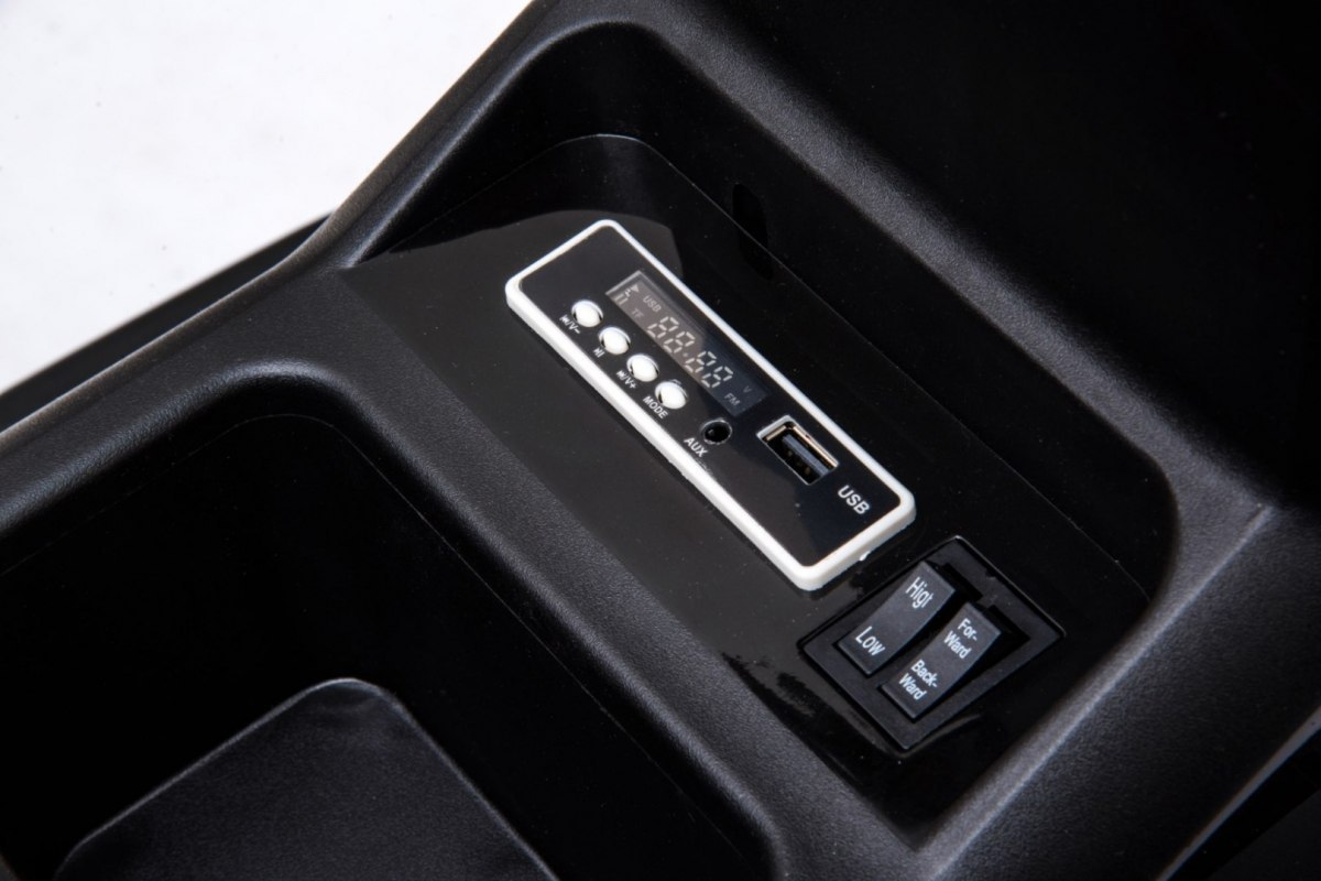 Tractor electric pentru copii cu remorca Titanium, roti EVA (0925) Rosu - Autokids.ro - poza 3