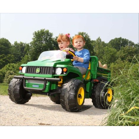 Tractor electric pentru copii John Deere Gator HPX de la Peg Perego, 12V, 3 ani+ - poza 3
