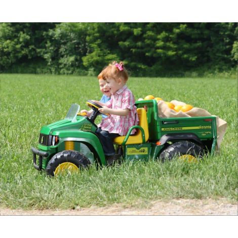 Tractor electric pentru copii John Deere Gator HPX de la Peg Perego, 12V, 3 ani+ - poza 5