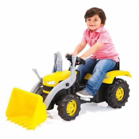 Tractor Excavator cu pedale. 3 ani+, galben, Dolu 8051 - poza 4