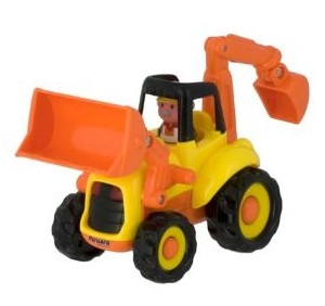 Tractor excavator cu sunete si lumini Miniland
