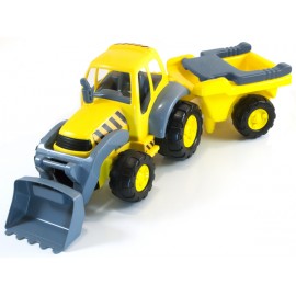 Tractor Excvator cu remorca - Miniland
