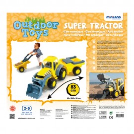 Tractor Excvator cu remorca - Miniland - poza 2