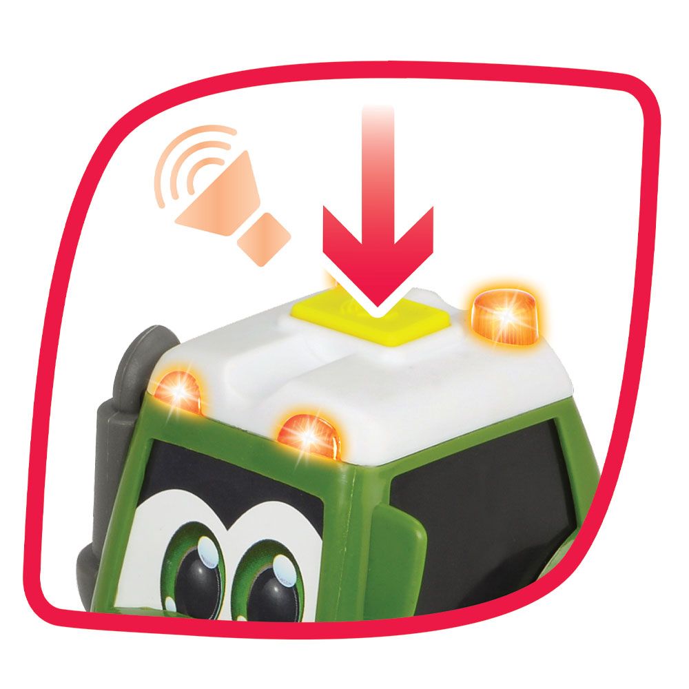 Tractor Fendt cu remorca si figurina vaca Simba - poza 5