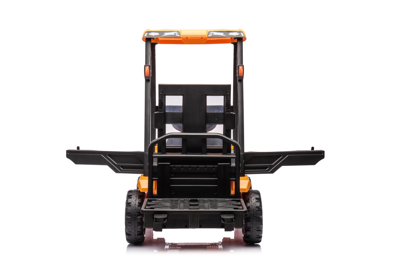 Tractor stivuitor electric pentru copii JCB (0959) Galben - Autokids.ro - poza 2