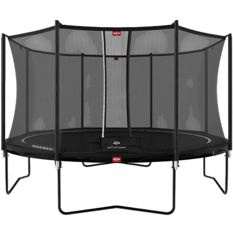 Trambulina Berg Favorit Regular Neagra cu plasa Comfort 430 - poza 1