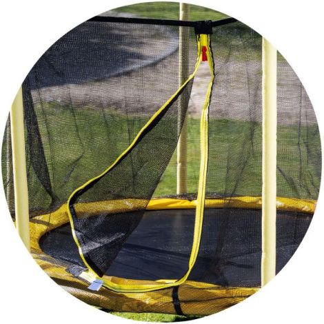 Trambulina Chipolino Sporty 140 cm cu cos baschet yellow - poza 3