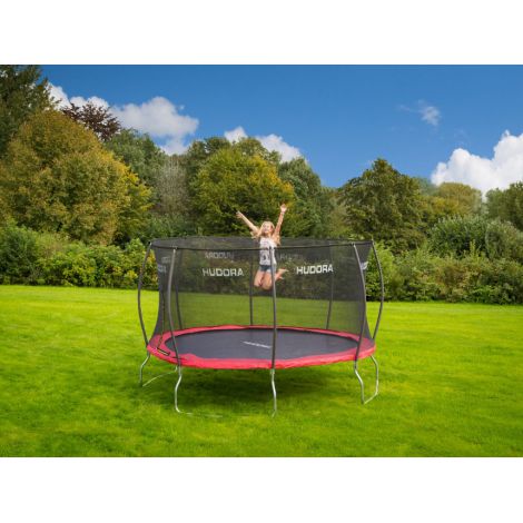 Trambulina de gradina Fantastic Trampoline 400, 400 cm diametru, max 100kg, Hudora - poza 5