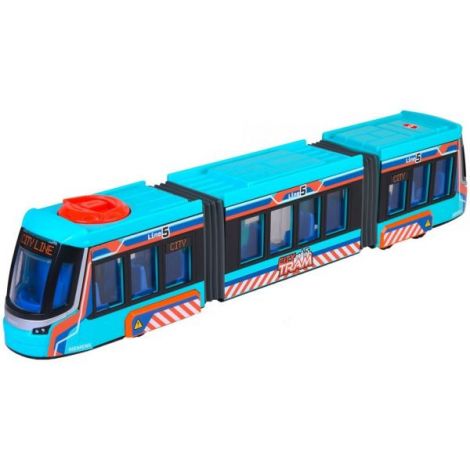 Tramvai Dickie Toys Siemens City Tram 41,5 cm albastru - poza 1