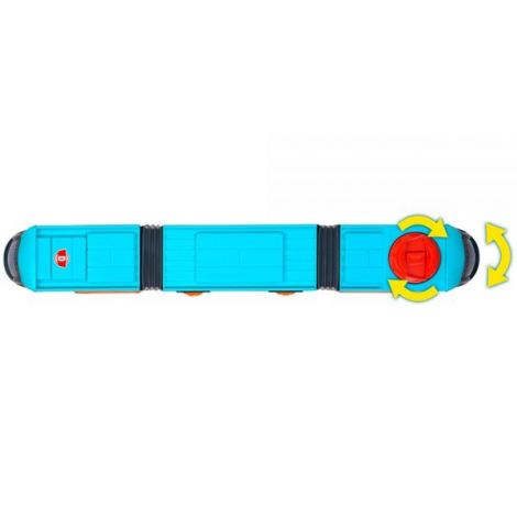 Tramvai Dickie Toys Siemens City Tram 41,5 cm albastru - poza 4