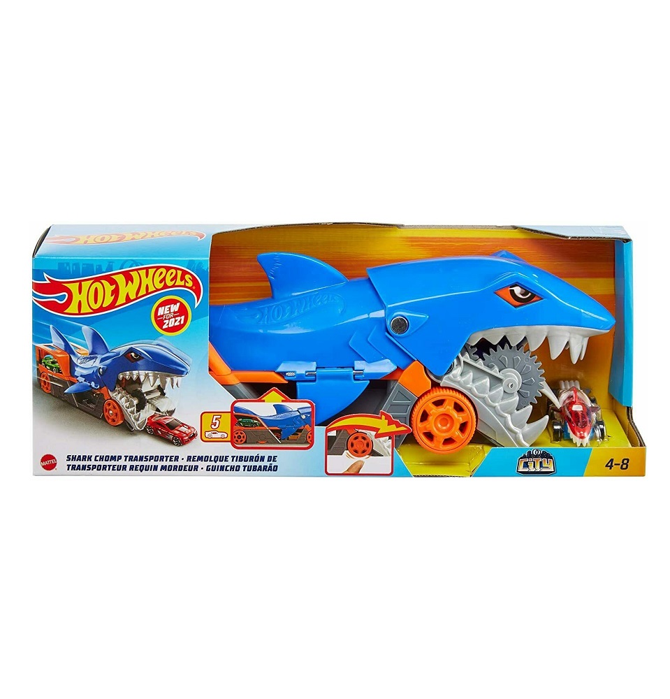 Transportator Hot Wheels rechin Shark Chomp - poza 2