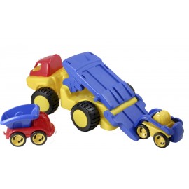 Transporter Dumpy Transportor de masini cu platforma Miniland - poza 3