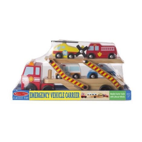 Transportor cu vehicule de urgenta Melissa and Doug - poza 3