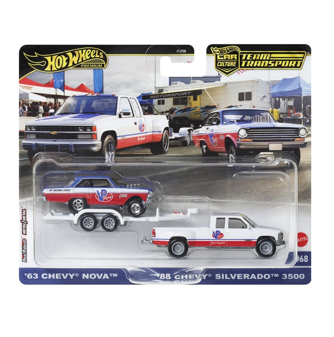Transportor si masina Hot Wheels Car Culture Team Transport 1:64 - poza 4