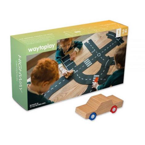 Traseu auto Waytoplay, Highway Car Edition, 25 piese - poza 1