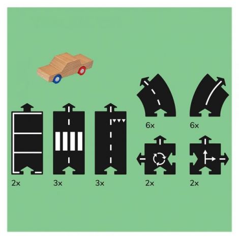 Traseu auto Waytoplay, Highway Car Edition, 25 piese - poza 5