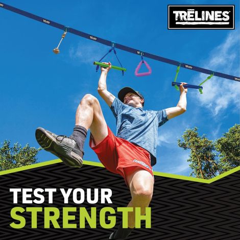 Traseu cu obstacole Ninja Adventure Treline set, pentru copii peste 5 ani,11 metri - poza 4